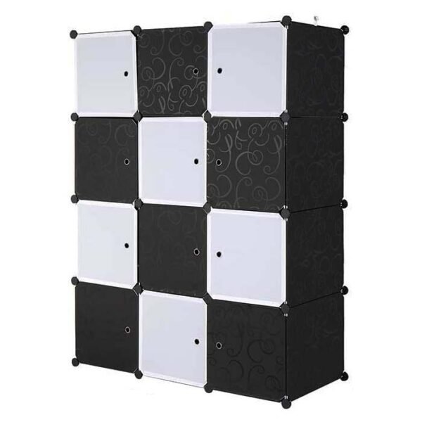 Armoire Penderie Modulable 12 Cubes