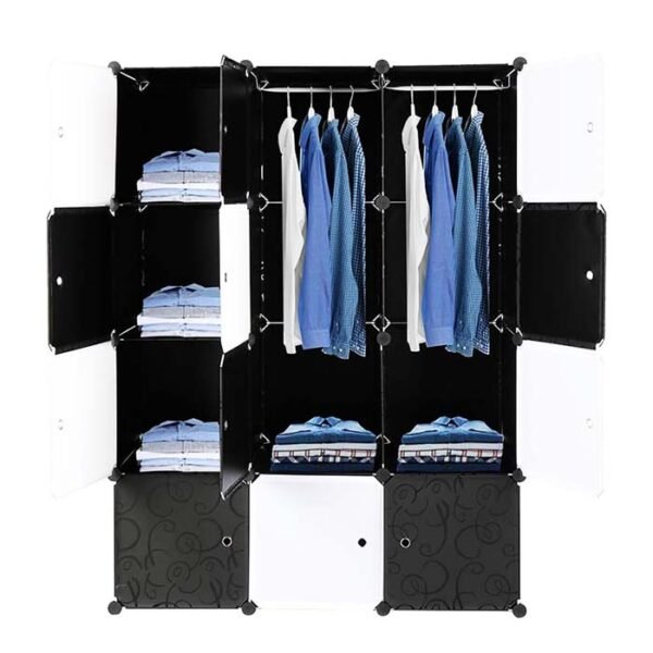 Armoire Penderie Modulable 12 Cubes – Image 2