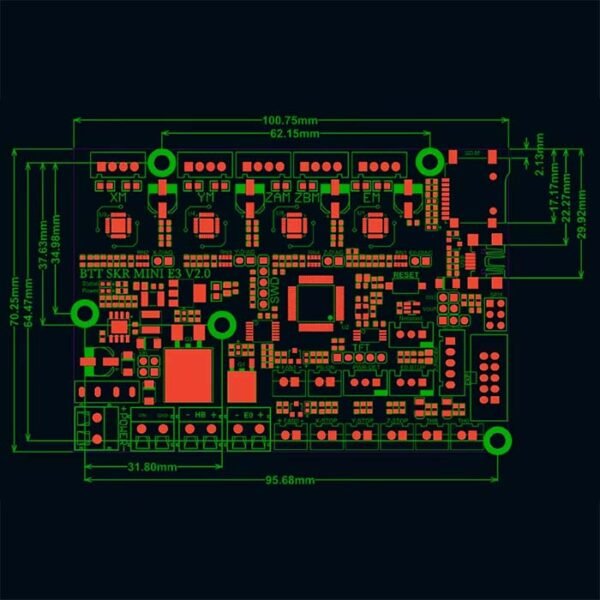 Carte de Contrôle Mini E3 V2.0 pour Ender 3Pro – Image 3