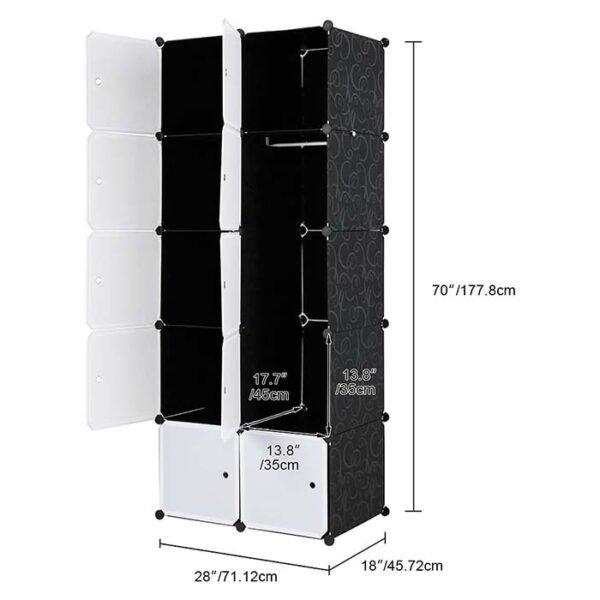 Armoire Penderie Modulable 10 Cubes – Image 3