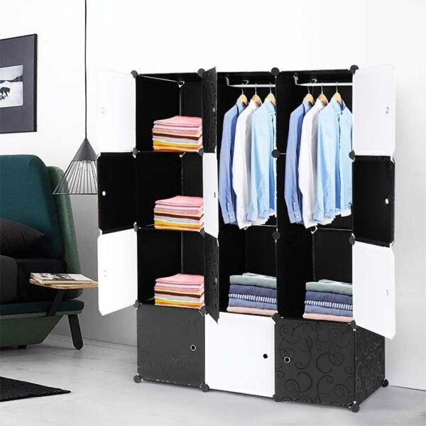 Armoire Penderie Modulable 12 Cubes – Image 3