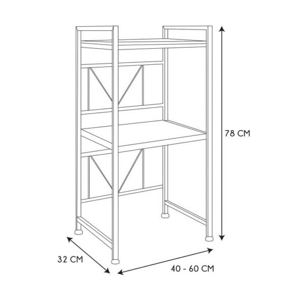 Étagère multifonction réglable et extensible – Image 5