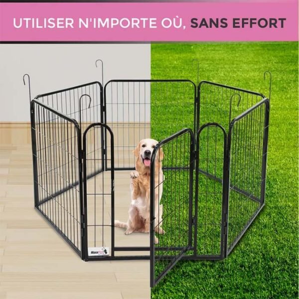 Enclos pour chien Modulaire 8 panneaux – Image 4