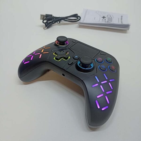 Manette de jeu Bluetooth LED RVB 2.4G – Image 4