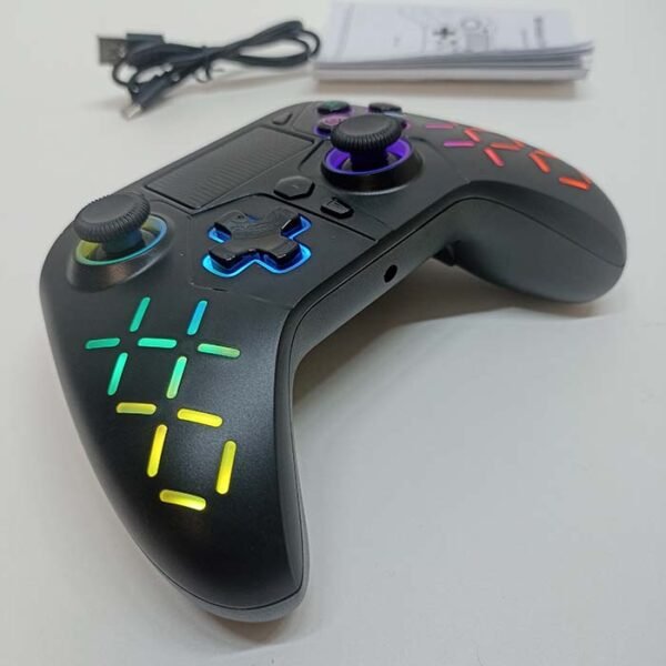 Manette de jeu Bluetooth LED RVB 2.4G – Image 6