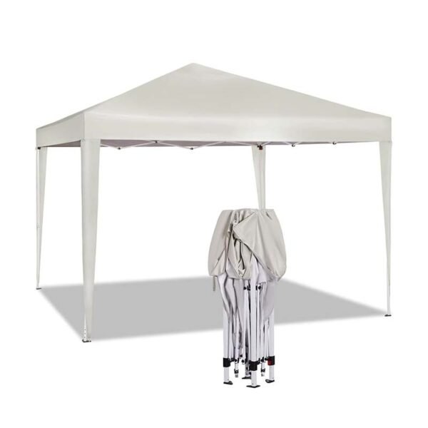 Tonnelle de Jardin Pliable, Pop-up 3x3m blanc