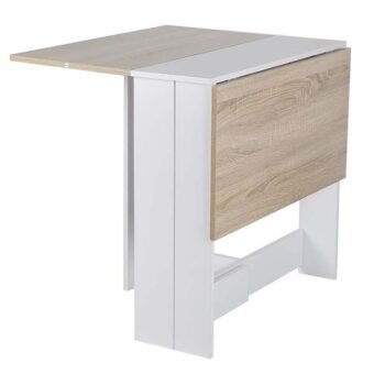 Table pliante en bois avec 2 rabats 103x76x73,4cm