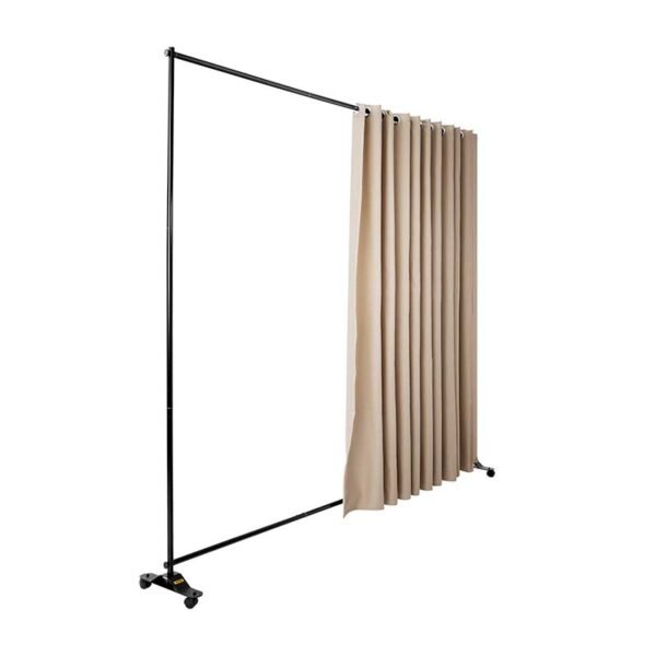 Séparateur de pièce extensible 3x2,6 m Beige – Image 7