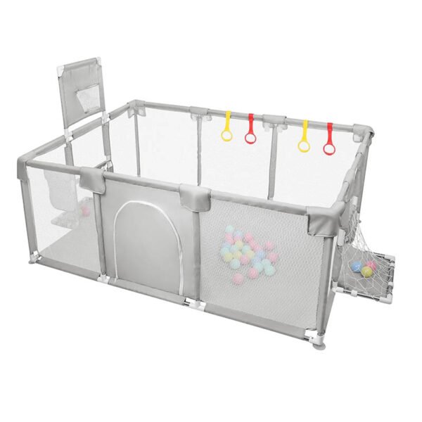 Parc enfant Modulable Pliable 180x20x66cm Gris