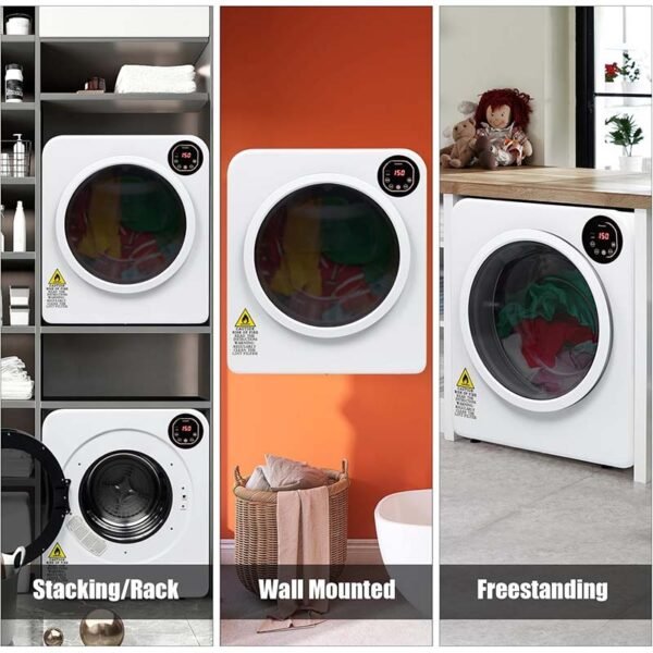 Sèche-linge pompe à chaleur 1500W 6kg – Image 4