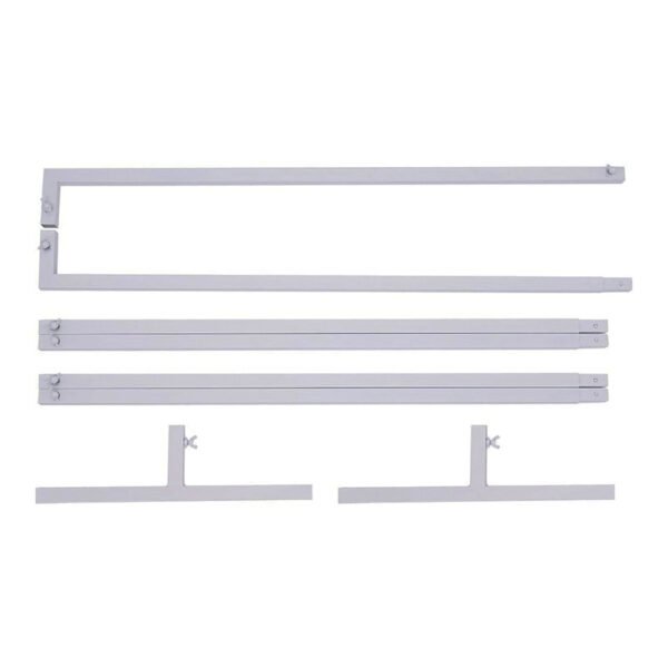 Arche de mariage carrée en métal Blanc – Image 5