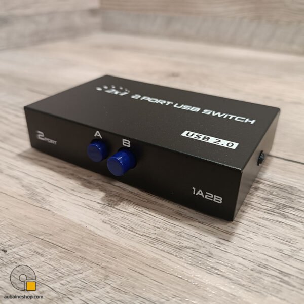 Commutateur PC USB à 2 ports USB, 2 entrées et 1 sortie – Image 2