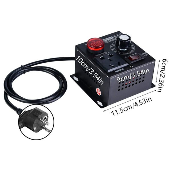 Gradateur, régulateur de tension à thyristor 4000W – Image 2