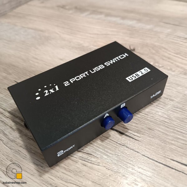 Commutateur PC USB à 2 ports USB, 2 entrées et 1 sortie – Image 5