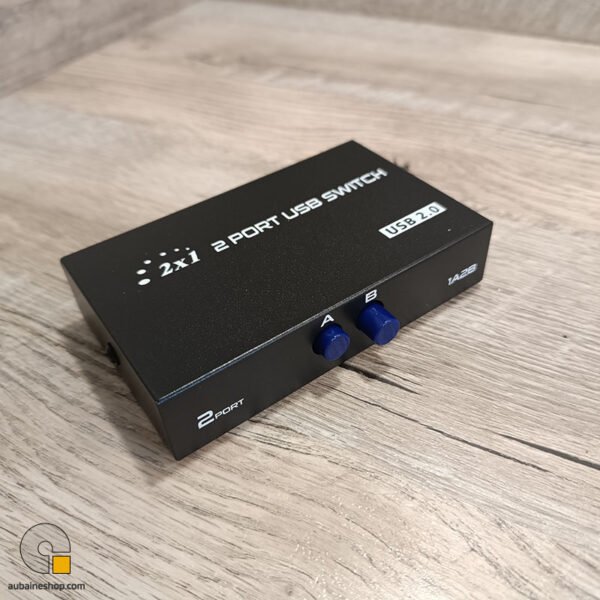 Commutateur PC USB à 2 ports USB, 2 entrées et 1 sortie – Image 6