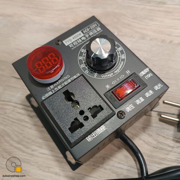 Gradateur, régulateur de tension à thyristor 4000W – Image 4