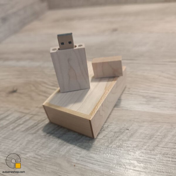 Coffret clé USB  en bois personnalisable 8GO – Image 4