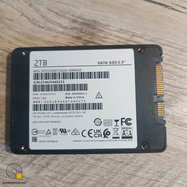 Disque SSD interne 2 TB SSD 2.5 pouces – Image 3