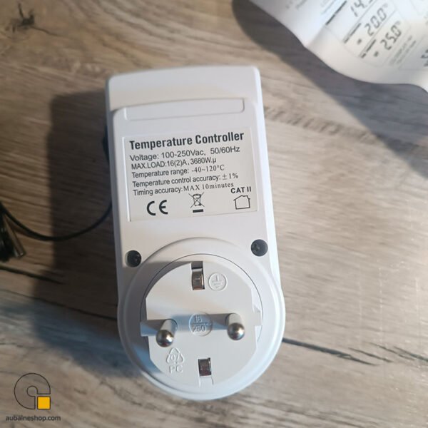 Régulateur de température 230V avec minuteur et sonde – Image 5