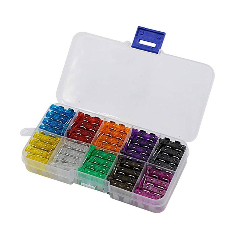 Boîte 100 Fusibles Auto Standard 2A à 35A