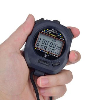 Chronomètre Digital Pro PC3830A 3 lignes LCD