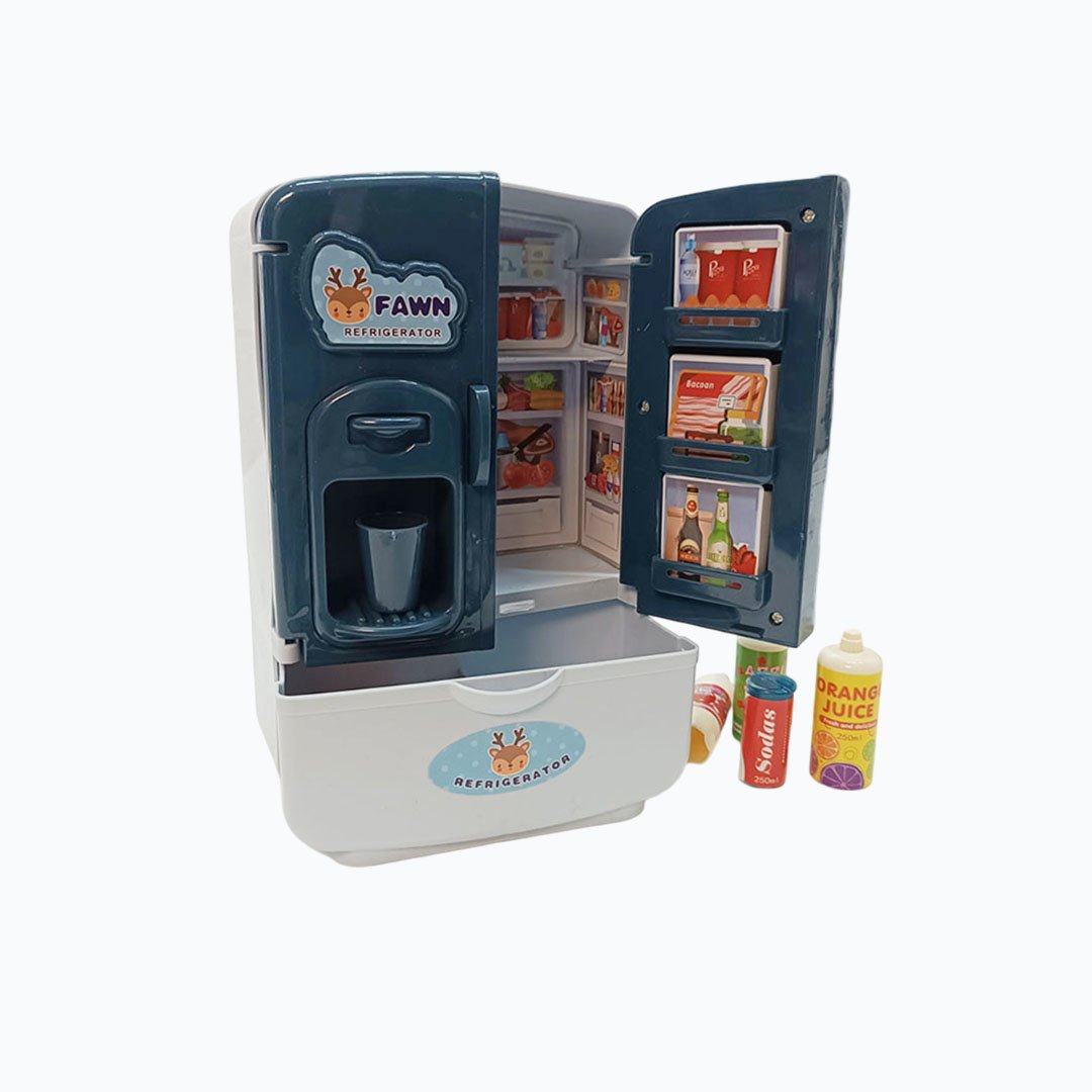 Réfrigérateur Jouet pour Enfants Design Mignon avec Faon