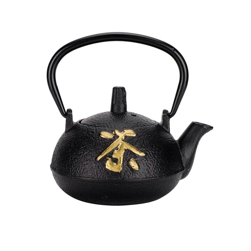 Théière en Fonte 0,3L Style Japonais avec Filtre Inox