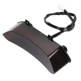 Feu Arrière LED noir fumé Moto Universel Haute Luminosité