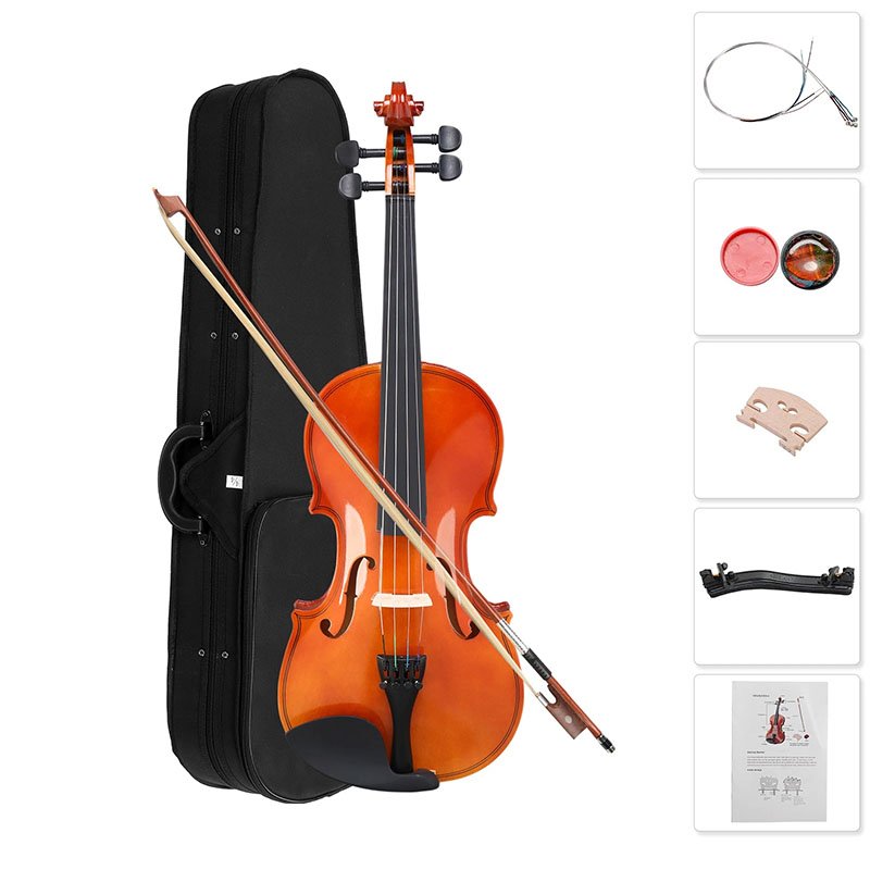 Violon acoustique Glarry GV101 4/4