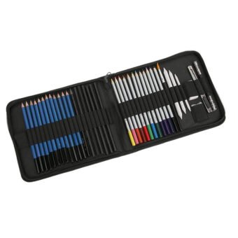 Kit de Dessin & Croquis Complet Crayons de Couleur