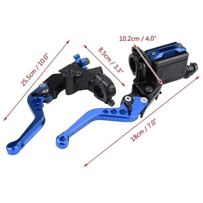 Leviers de frein embrayage moto avec maître-cylindres – Image 2