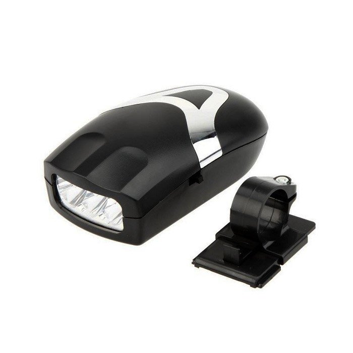 Lampe avant pour vélo Phare de nuit pour randonnée à vélo à 3 voyants VTT – Image 4