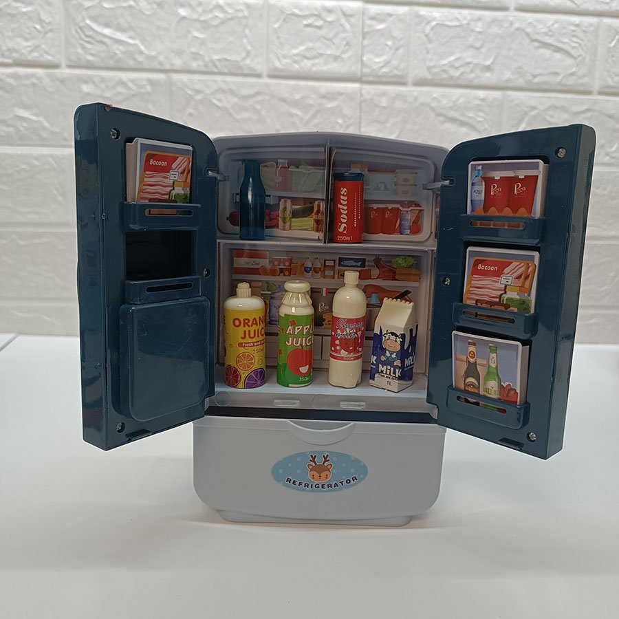Réfrigérateur Jouet pour Enfants Design Mignon avec Faon – Image 4