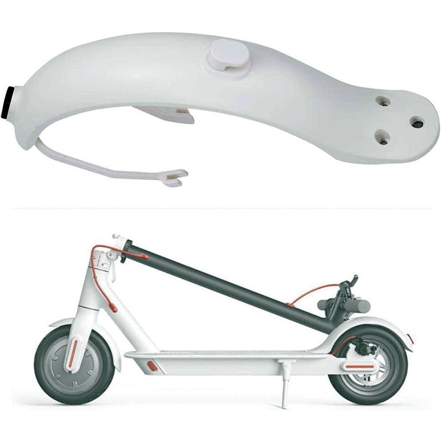 Garde-boue arrière blanc pour trottinette Xiaomi – Image 2