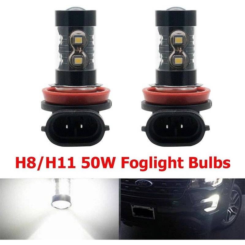 Ampoules LED Antibrouillard H8/H11 50W – Image 2