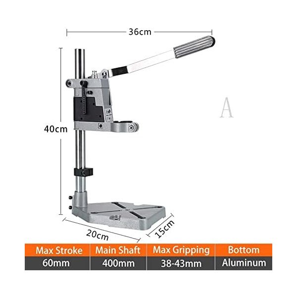 Support de Perçage à Colonne Universel Pour Perceuse – Image 2