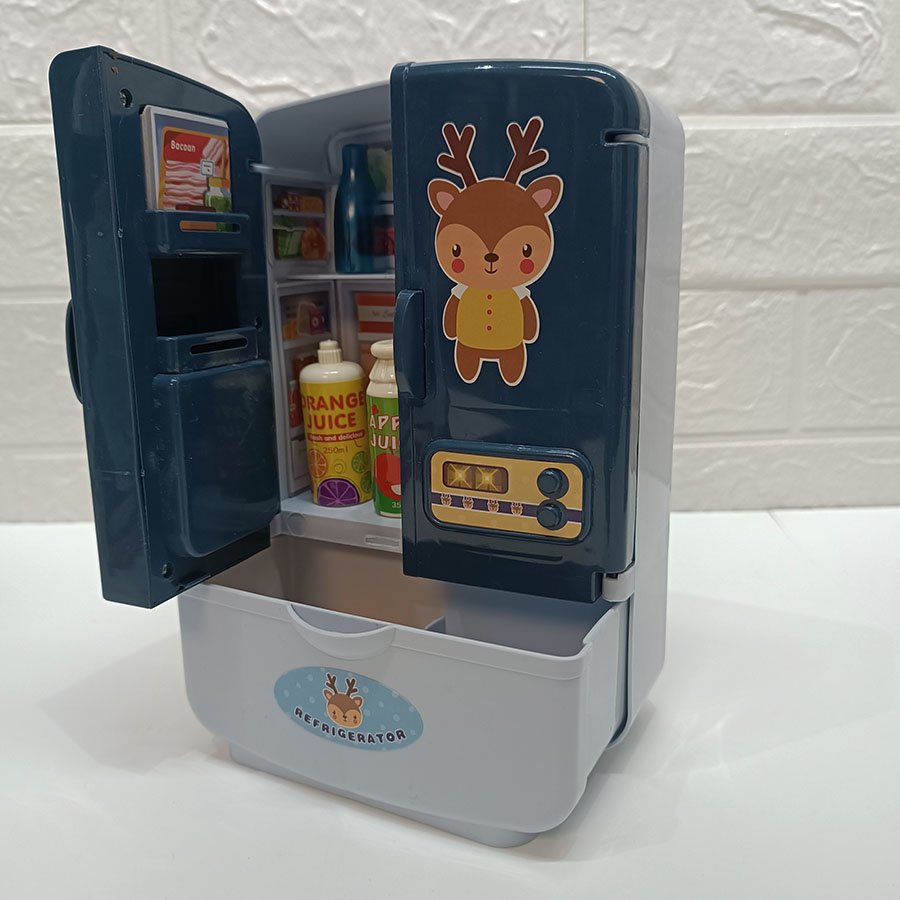Réfrigérateur Jouet pour Enfants Design Mignon avec Faon – Image 5