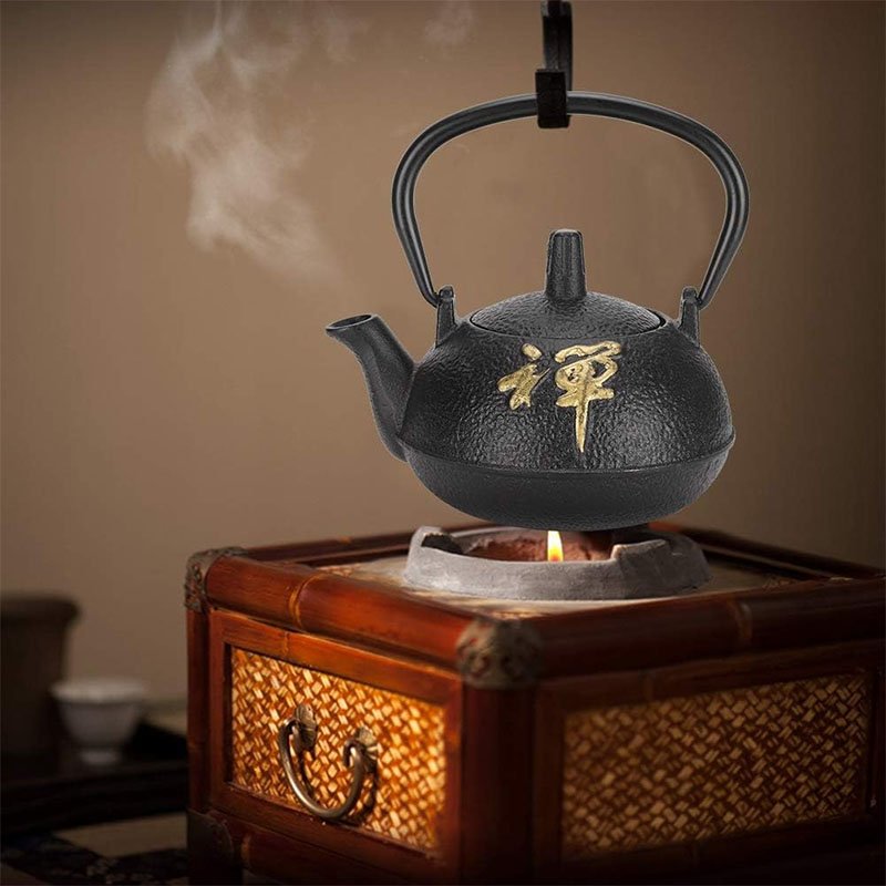 Théière en Fonte 0,3L Style Japonais avec Filtre Inox – Image 3