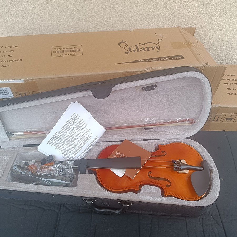 Violon acoustique Glarry GV101 4/4 – Image 2
