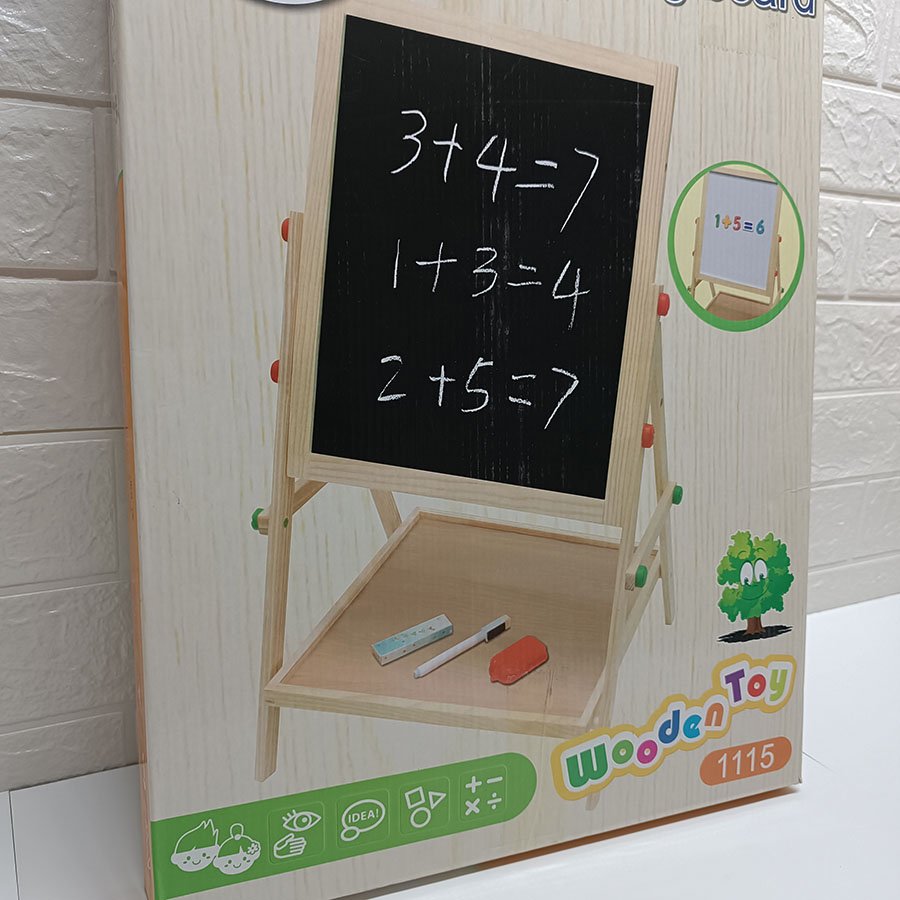 Tableau éducatif multifonction en bois – Éveil & apprentissage Neuf – Image 4