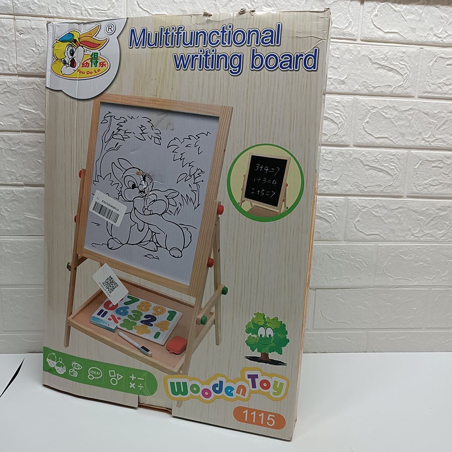 Tableau éducatif multifonction en bois – Éveil & apprentissage Neuf – Image 5