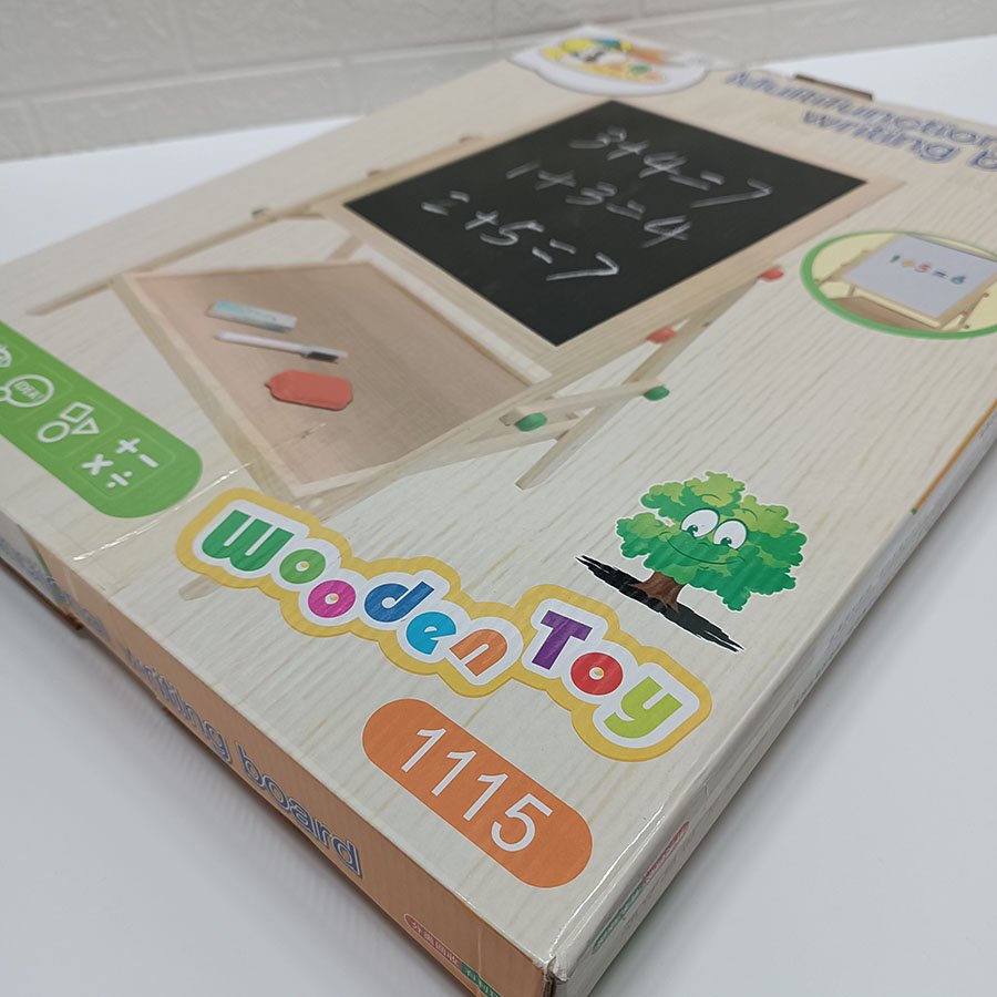 Tableau éducatif multifonction en bois – Éveil & apprentissage Neuf – Image 6