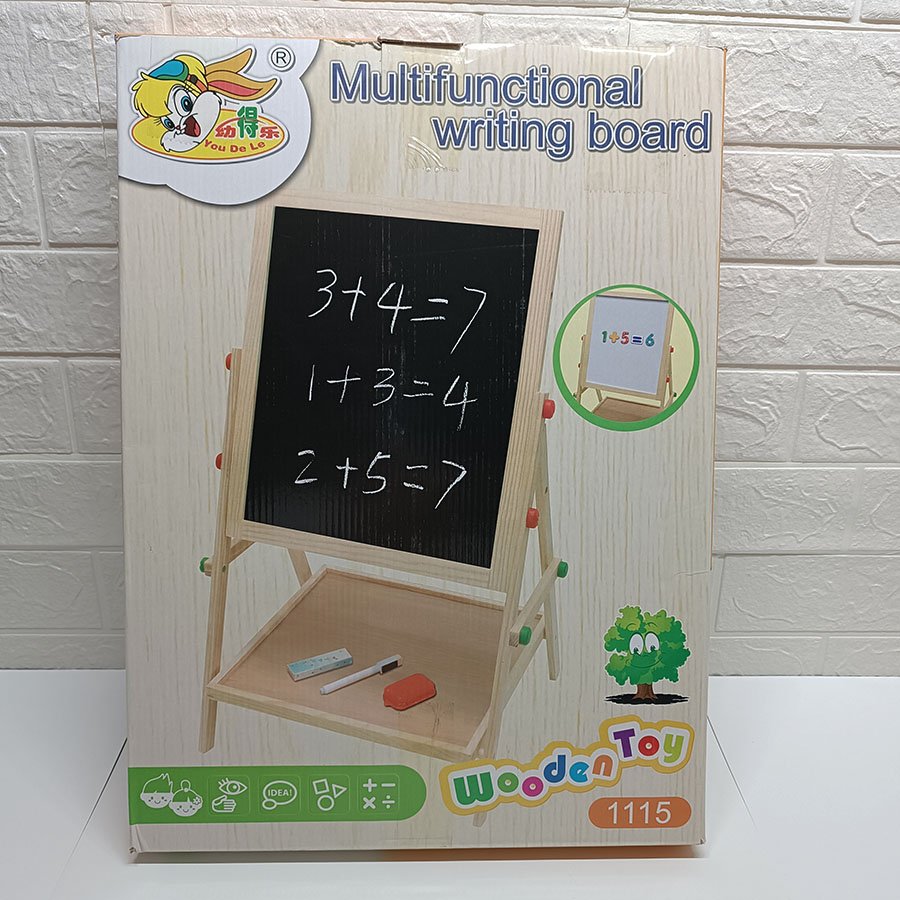 Tableau éducatif multifonction en bois – Éveil & apprentissage Neuf – Image 7