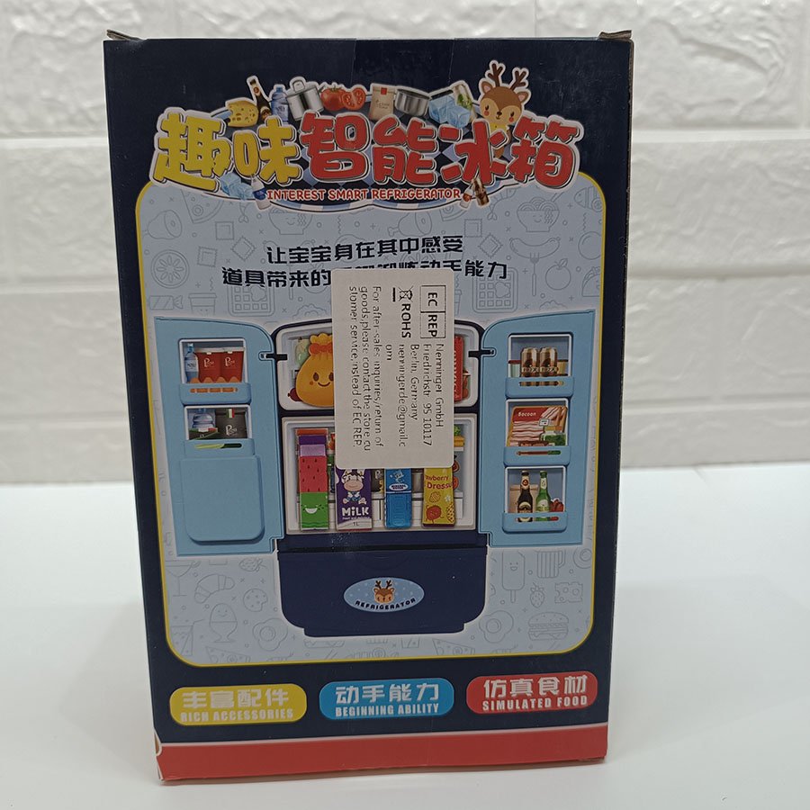 Réfrigérateur Jouet pour Enfants Design Mignon avec Faon – Image 10