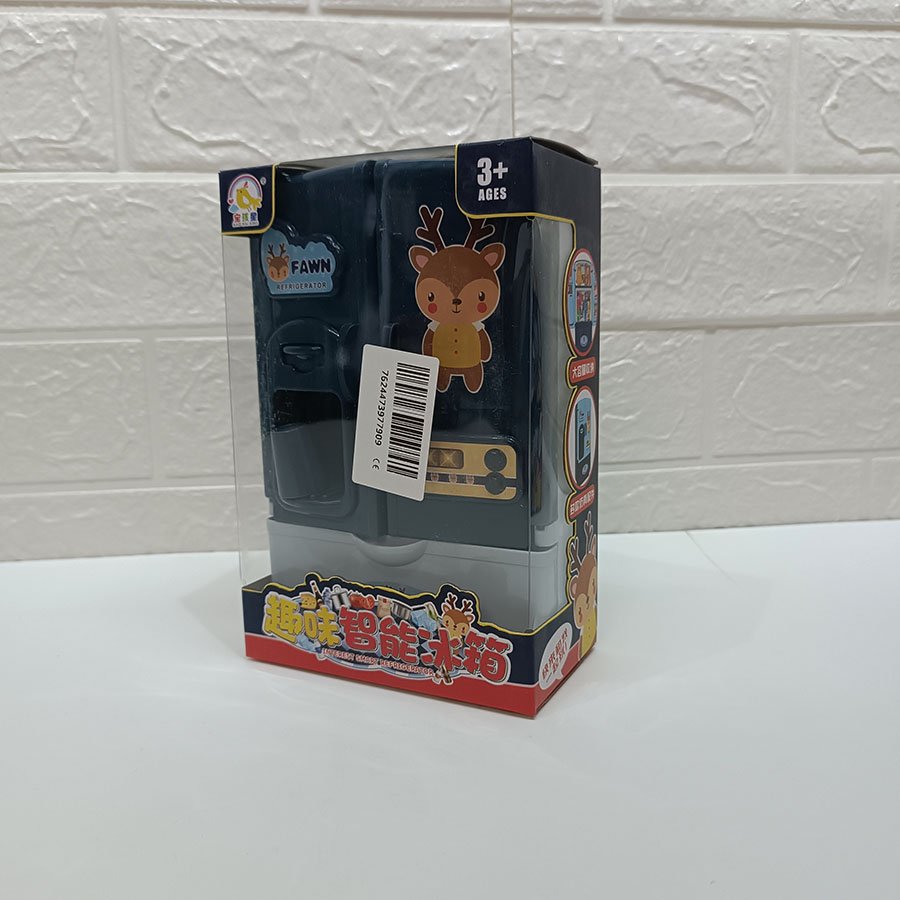 Réfrigérateur Jouet pour Enfants Design Mignon avec Faon – Image 12