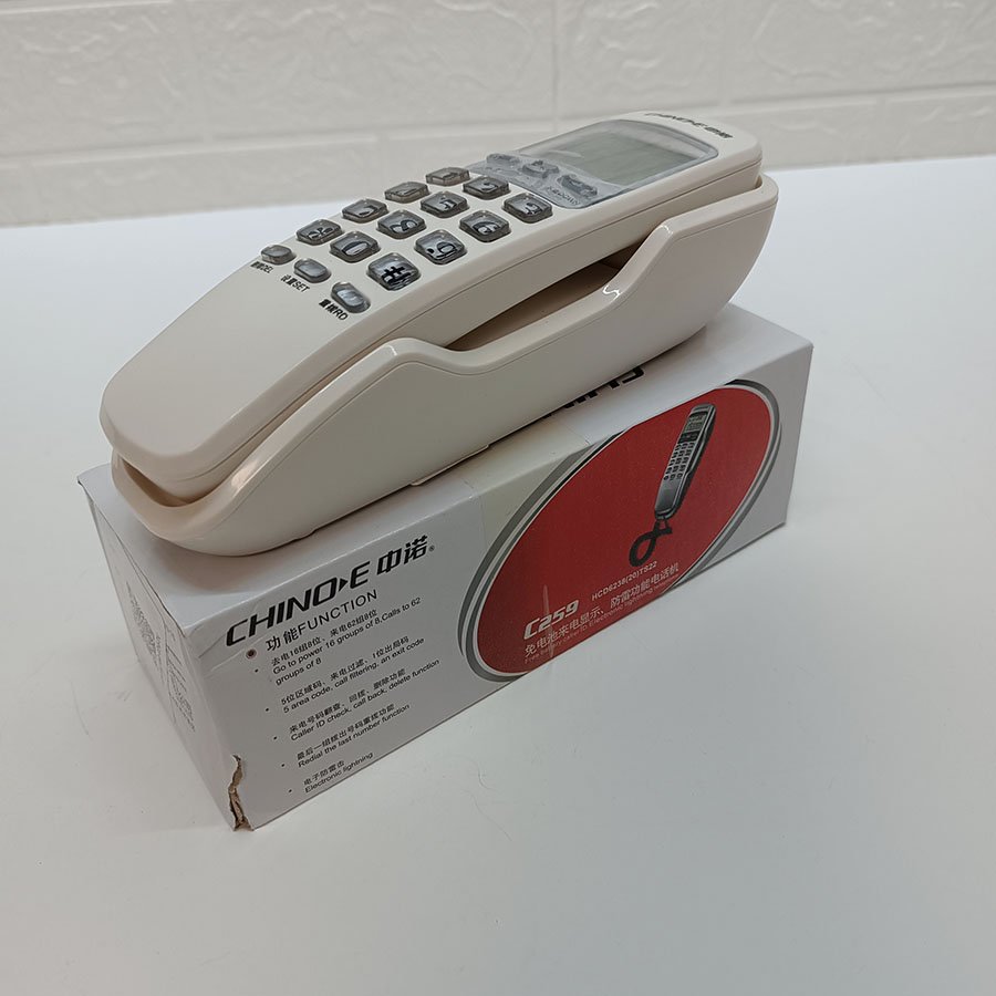 Téléphone Fixe Filaire CHINO-E C259 pour la Maison et bureau – Image 6