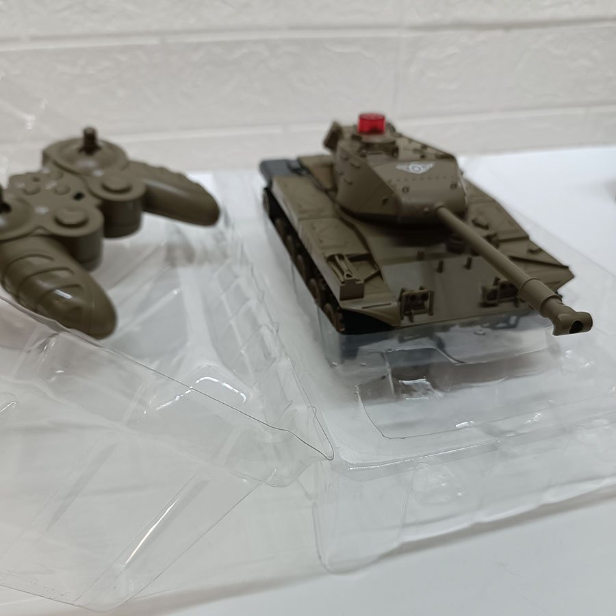 Tank Télécommandé Battle Tank Véhicule Char Modèle Militaire 1/30 – Image 6
