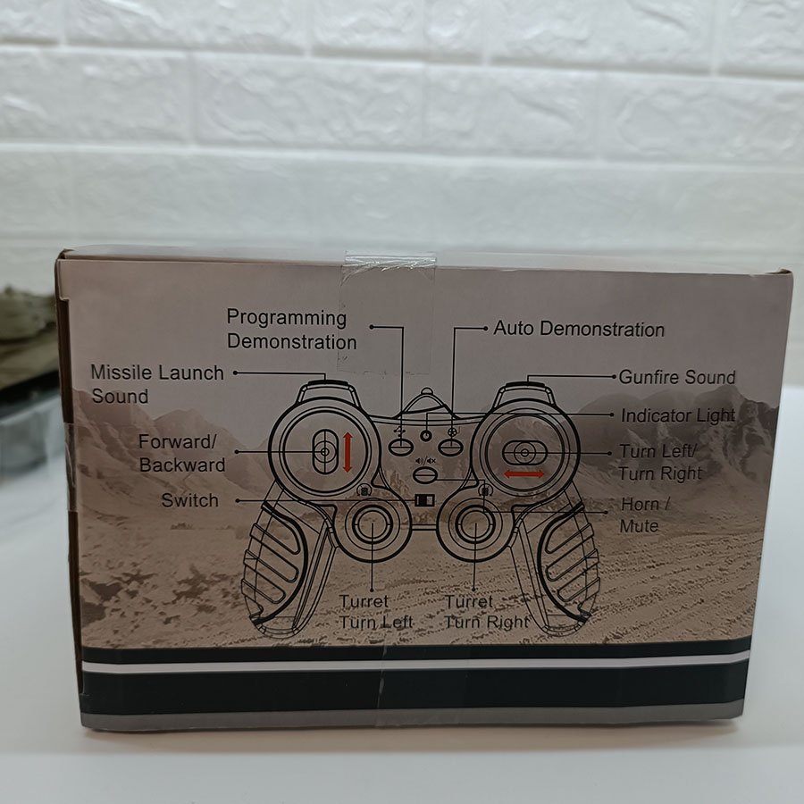 Tank Télécommandé Battle Tank Véhicule Char Modèle Militaire 1/30 – Image 7