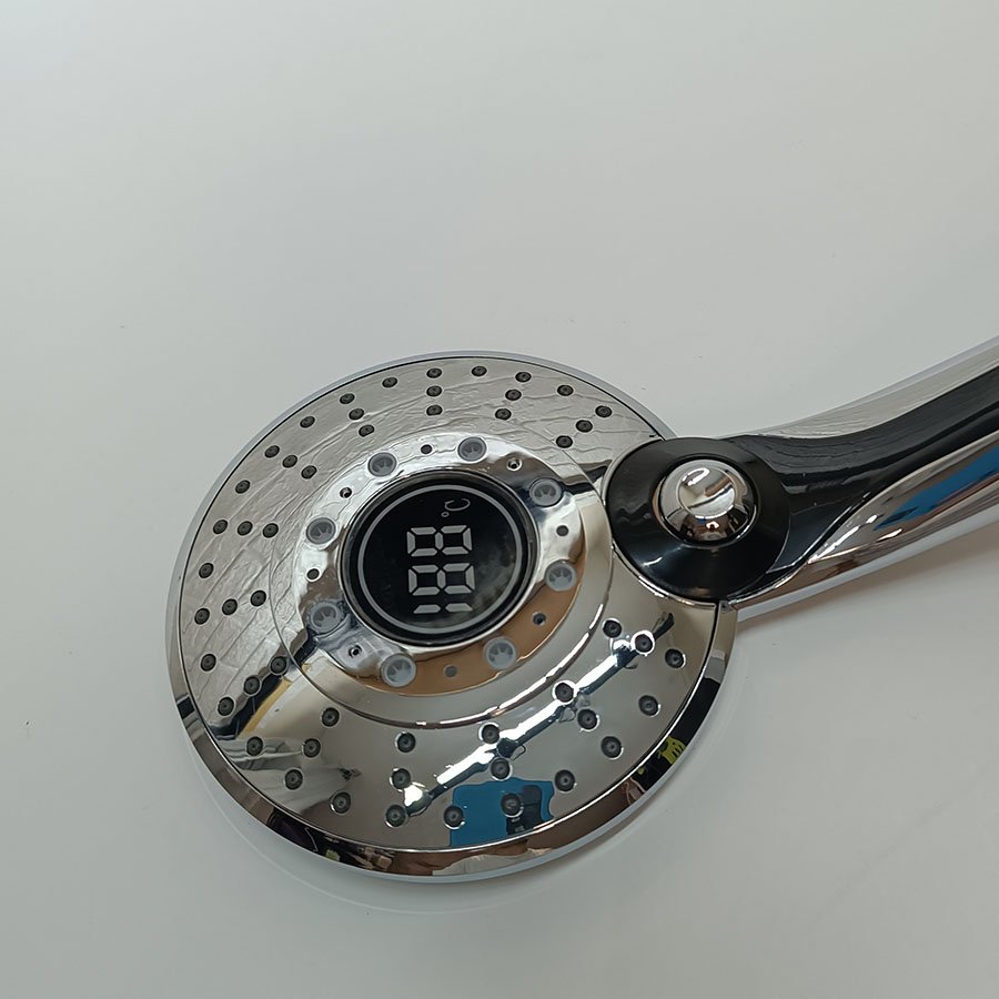 Pommeau de douche avec contrôle de la température à 3 couleurs – Image 4