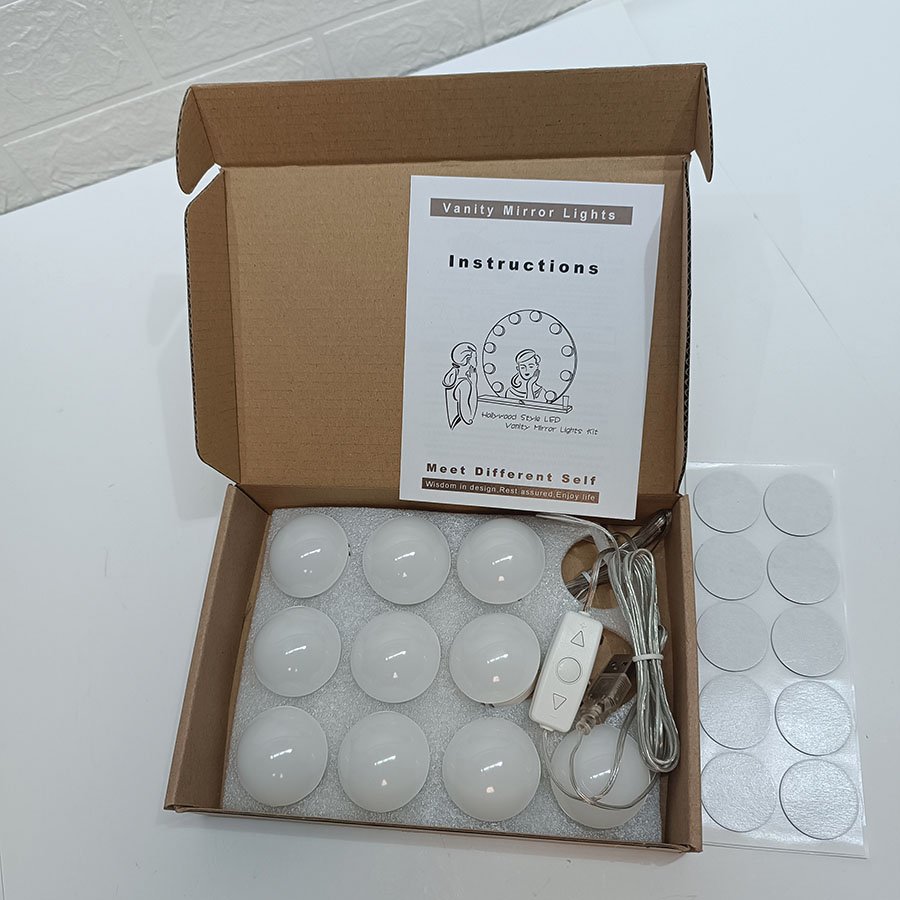 Kit Lumières LED pour Miroir de Maquillage – Image 3